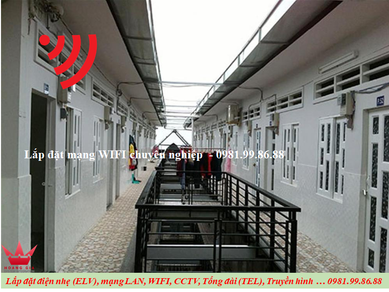 lắp đặt WIFI – mạng LAN cho Phòng trọ, chung cư mini